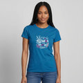 I am not mean - Women's T-Shirt - antique blue sapphire heather