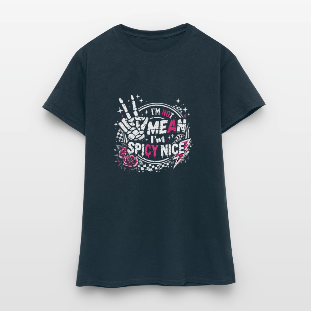 I am not mean - Women's T-Shirt - navy