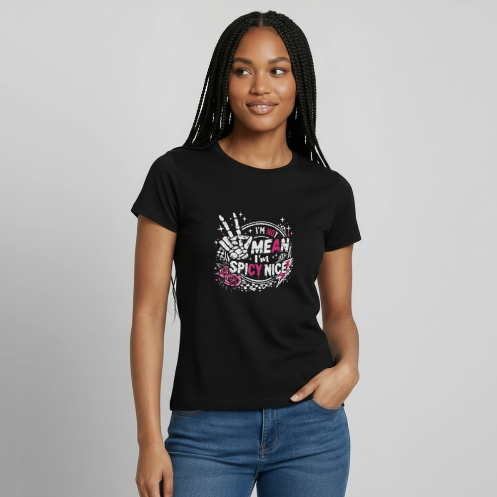 I am not mean - Women's T-Shirt - black