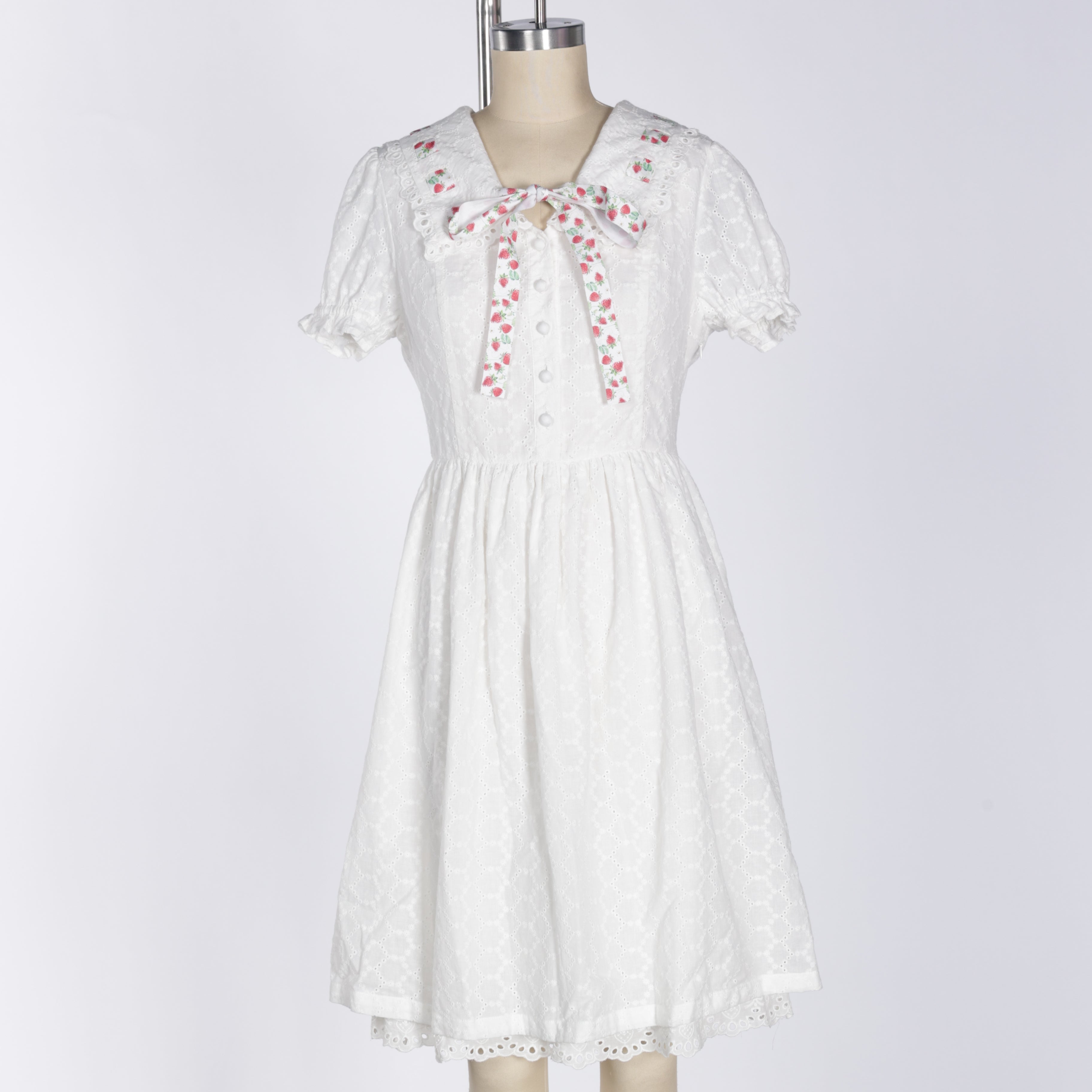 Abito "Strawberry Picnic" – Design Originale Siemgirl | Cotone | Preordine
