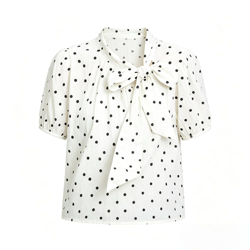 Blusa Casual Lolita "Polka Ribbon" – Esclusiva Siemgirl