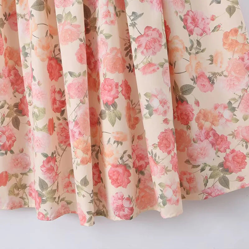 Rosé Garden Dress™ – Abito Casual Lolita Floreale