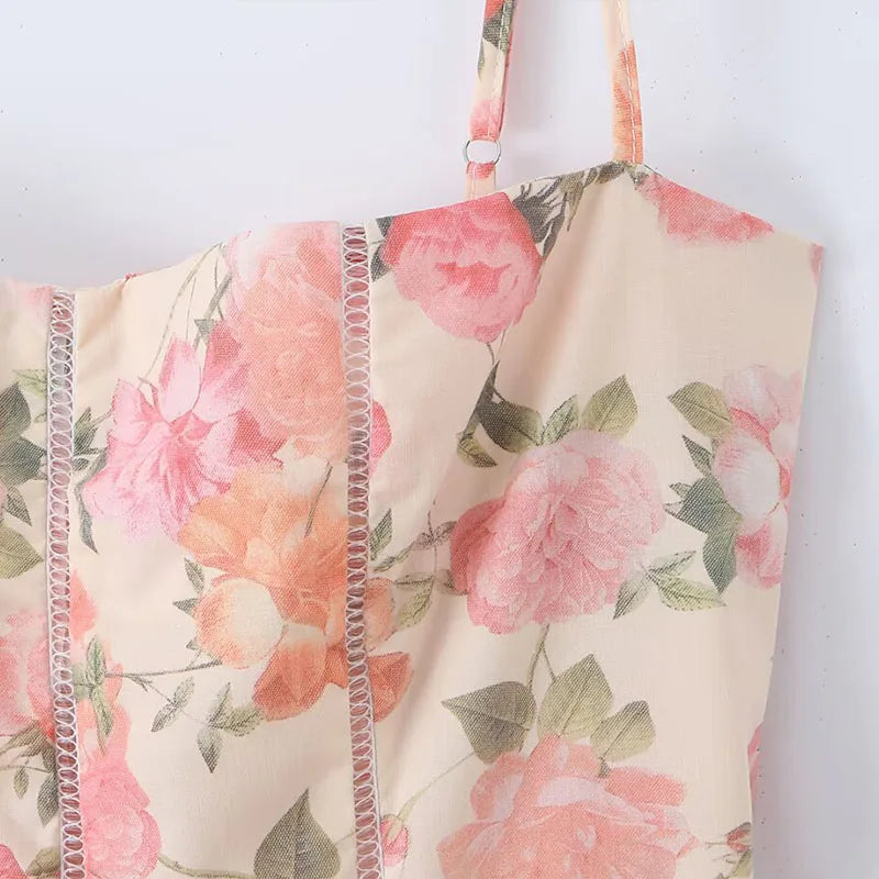 Rosé Garden Dress™ – Abito Casual Lolita Floreale