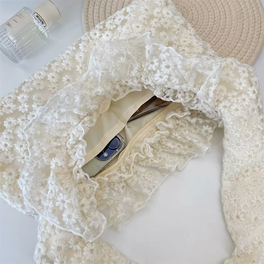 Borsa Romantica in Pizzo Floreale – Handbag Sweet and Classic Lolita