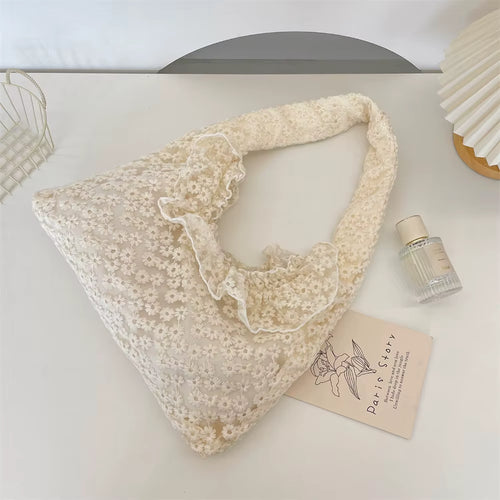 Borsa Romantica in Pizzo Floreale – Handbag Sweet and Classic Lolita