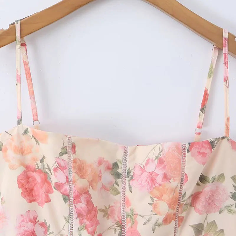 Rosé Garden Dress™ – Abito Casual Lolita Floreale