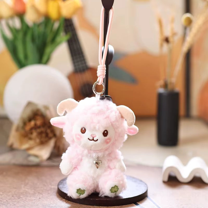 Pecorella Plush Charm – Portachiavi in Peluche Kawaii