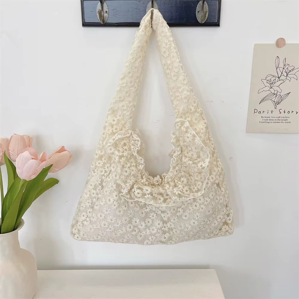 Borsa Romantica in Pizzo Floreale – Handbag Sweet and Classic Lolita