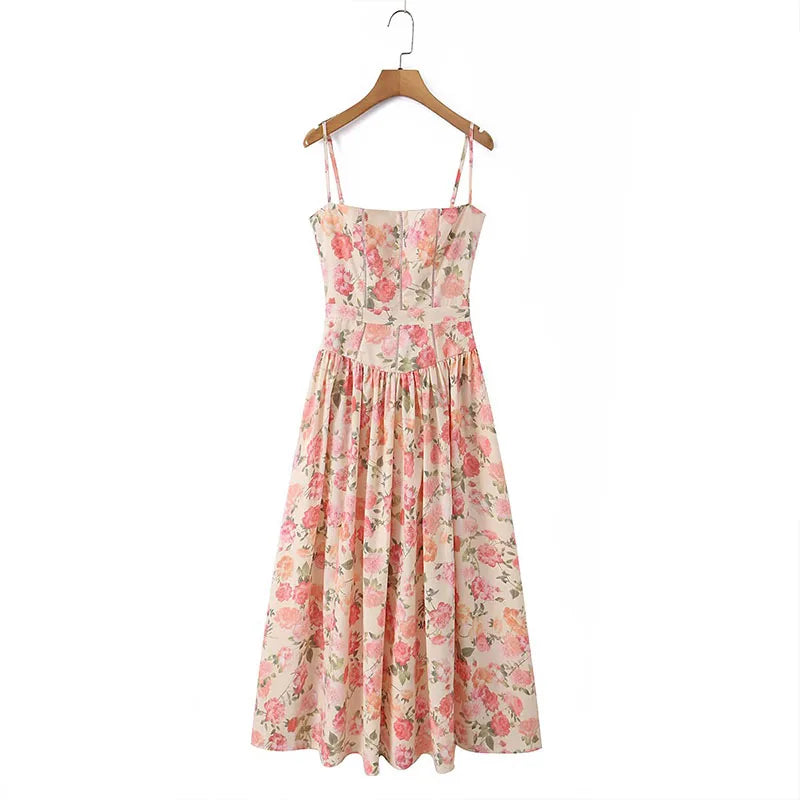 Rosé Garden Dress™ – Abito Casual Lolita Floreale