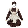 Maid Cafe Lolita Sweet Cute Adorable French Style Soft Flutter Sleeve Maid Dress Apron