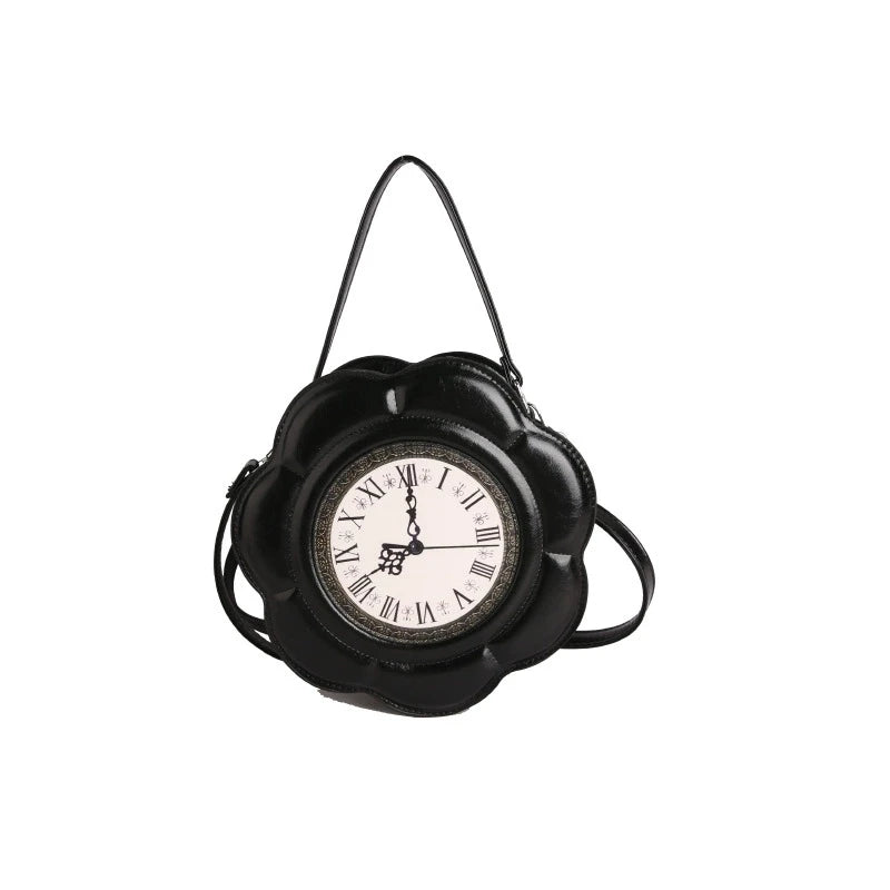 Borsa Orologio Vintage – Handbag Fiore "Time Blossom"