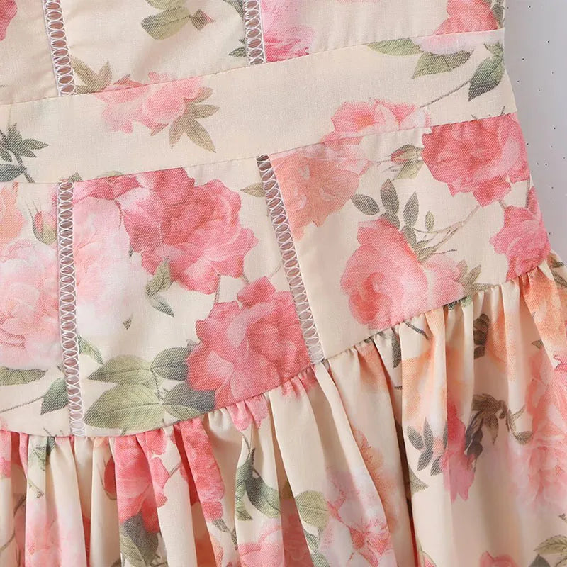 Rosé Garden Dress™ – Abito Casual Lolita Floreale
