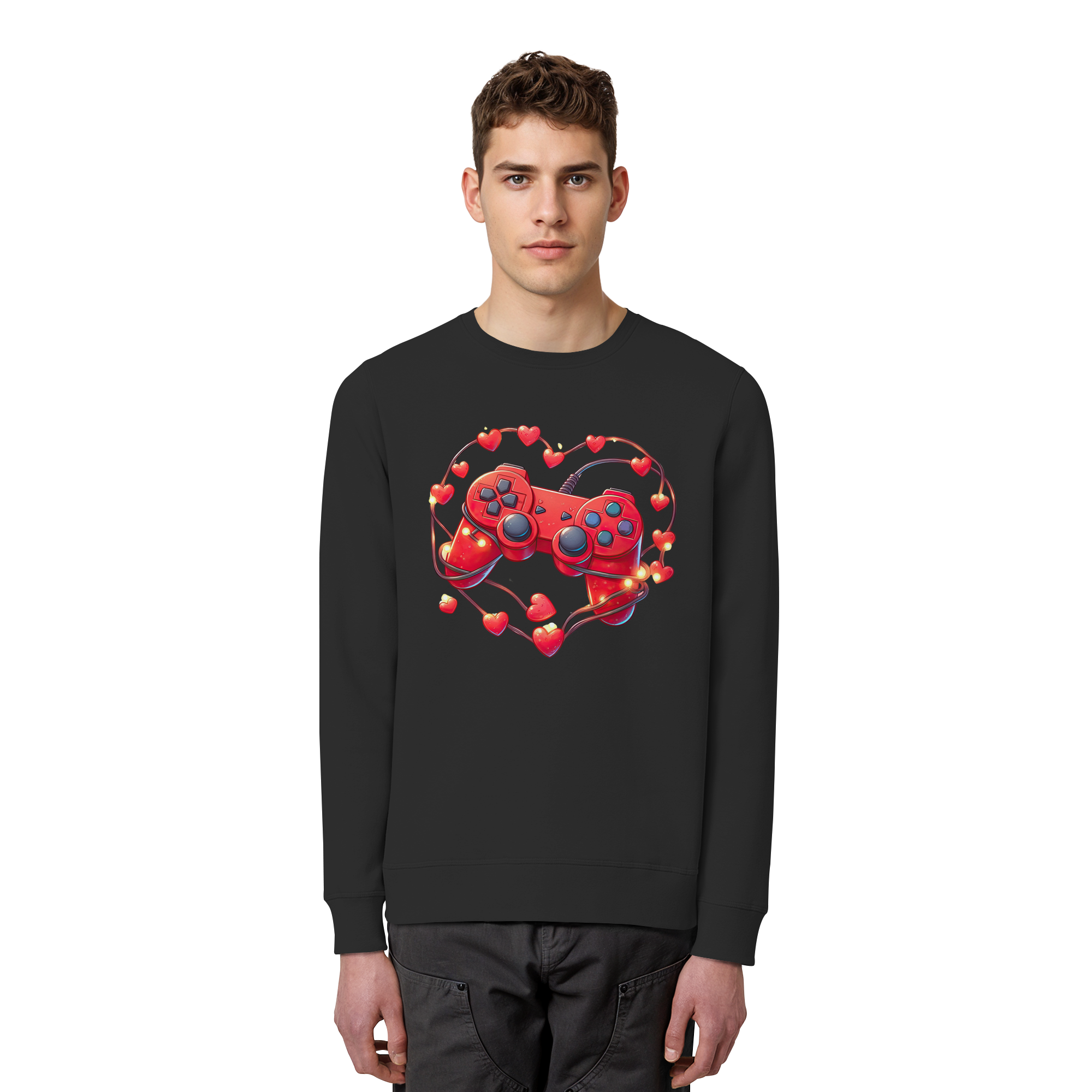 be my heart-controller - Organic Basic Unisex Sweatshirt