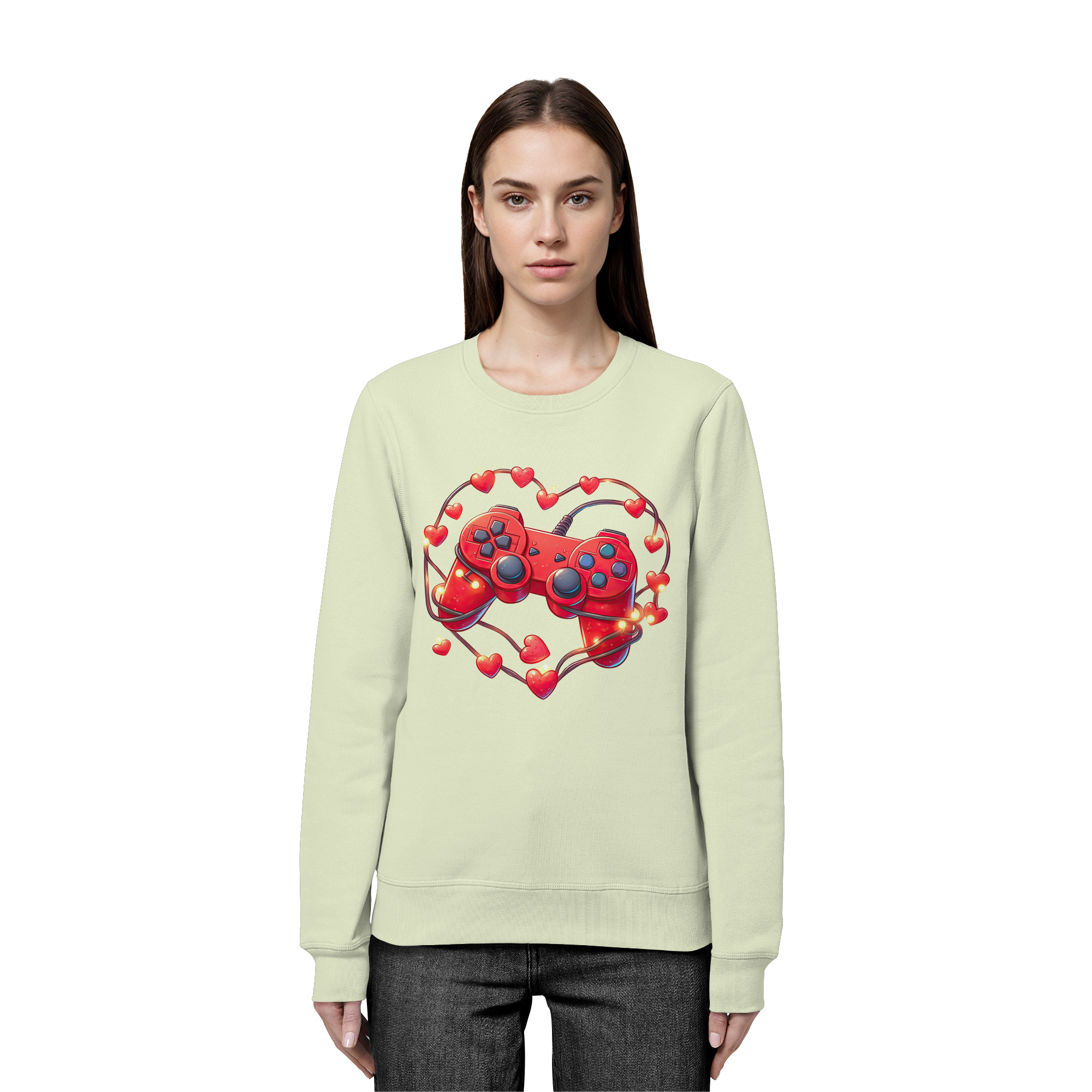 be my heart-controller - Organic Basic Unisex Sweatshirt