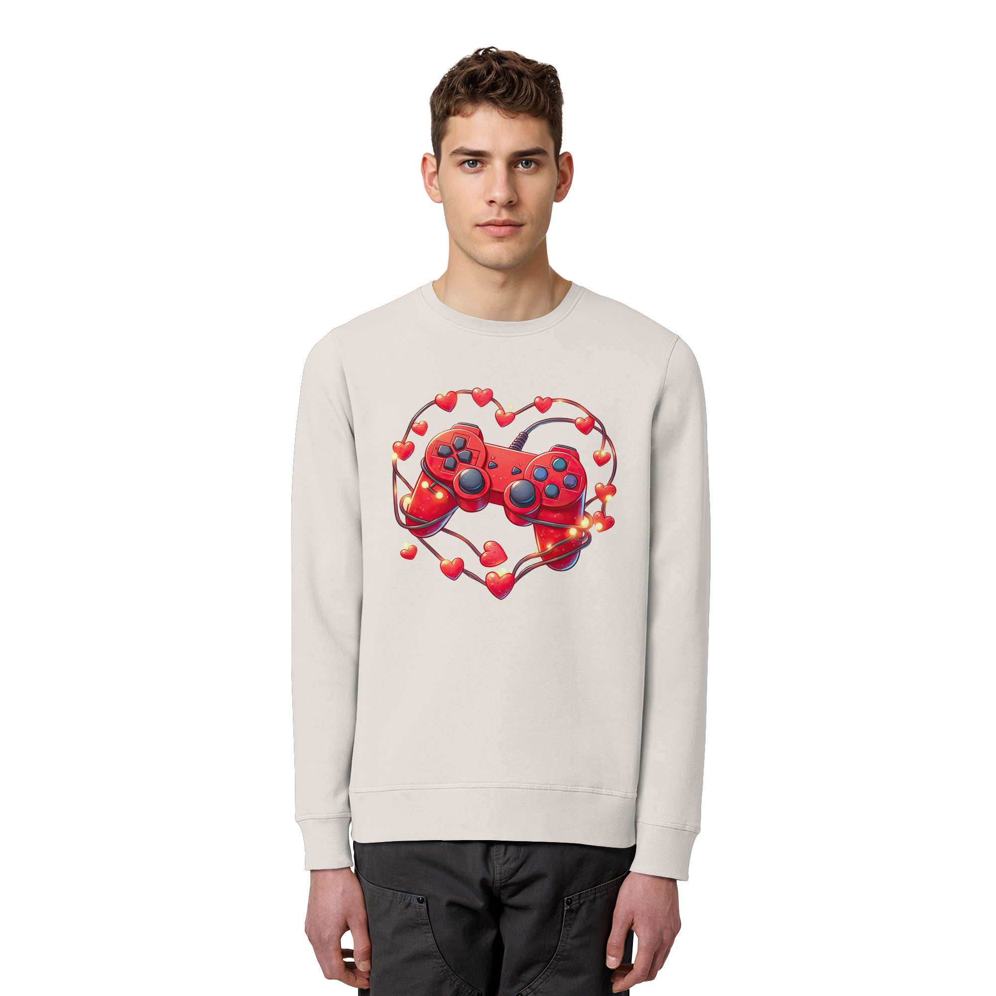 be my heart-controller - Organic Basic Unisex Sweatshirt