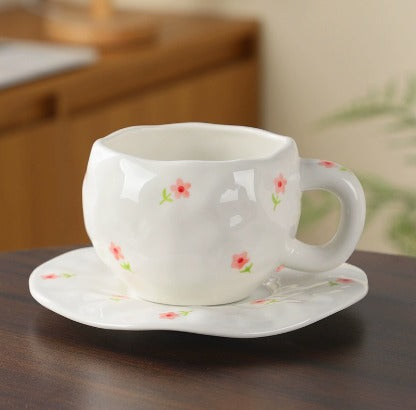 Sweet Aesthetic Cups – Tazze in Ceramica 300ml con Piattino (Collezione Cute) - accessori Lolita