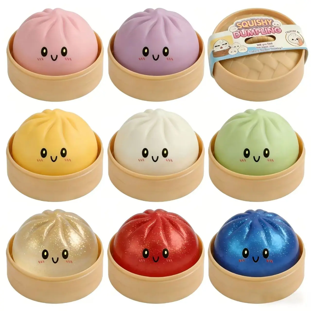 Squishy Dumplings™ – Cute Stress Relief Squeeze Toys (8 Colors) [1 random color] Free Shipping